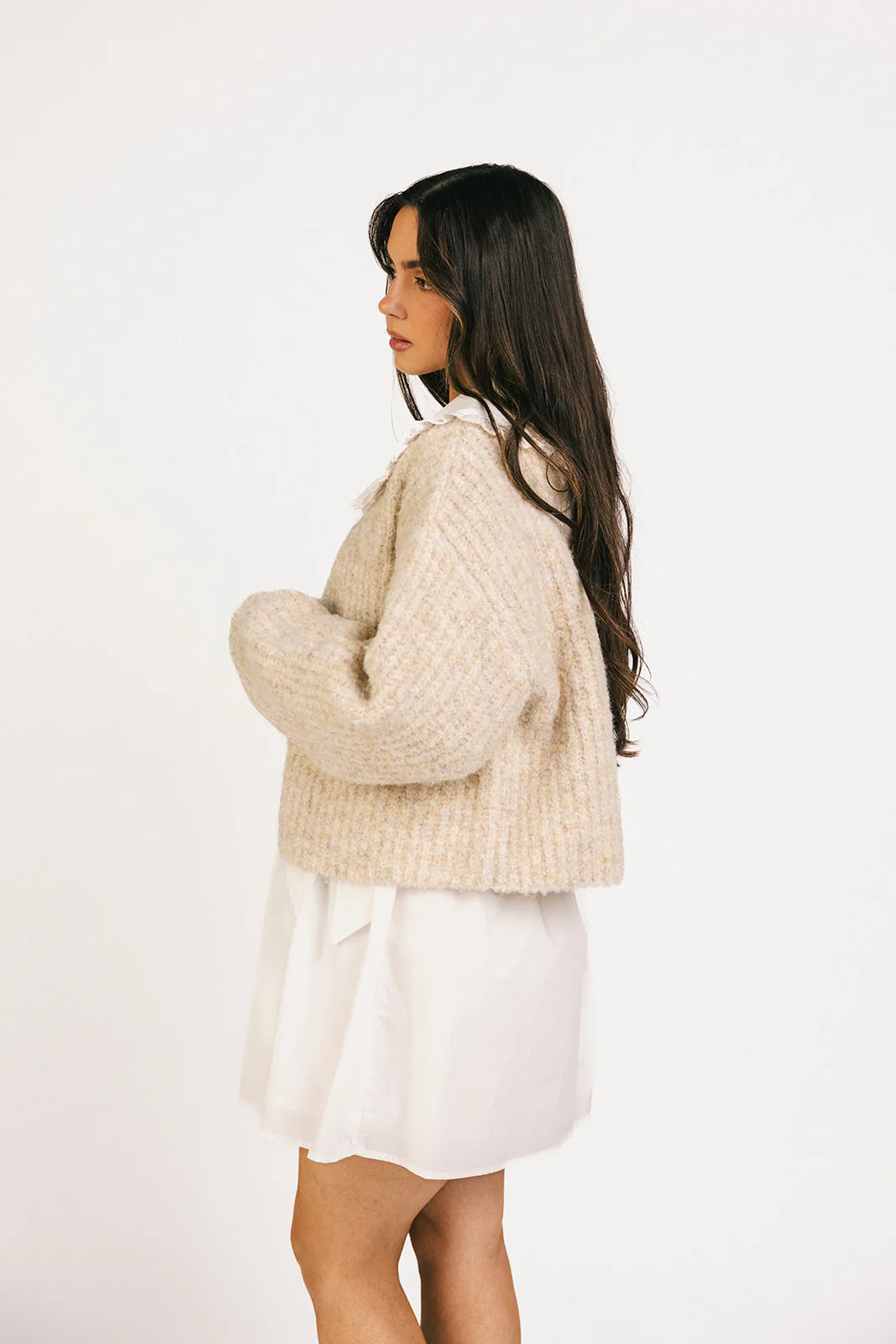 quincy cardigan // oat *zoco exclusive* - Image 10