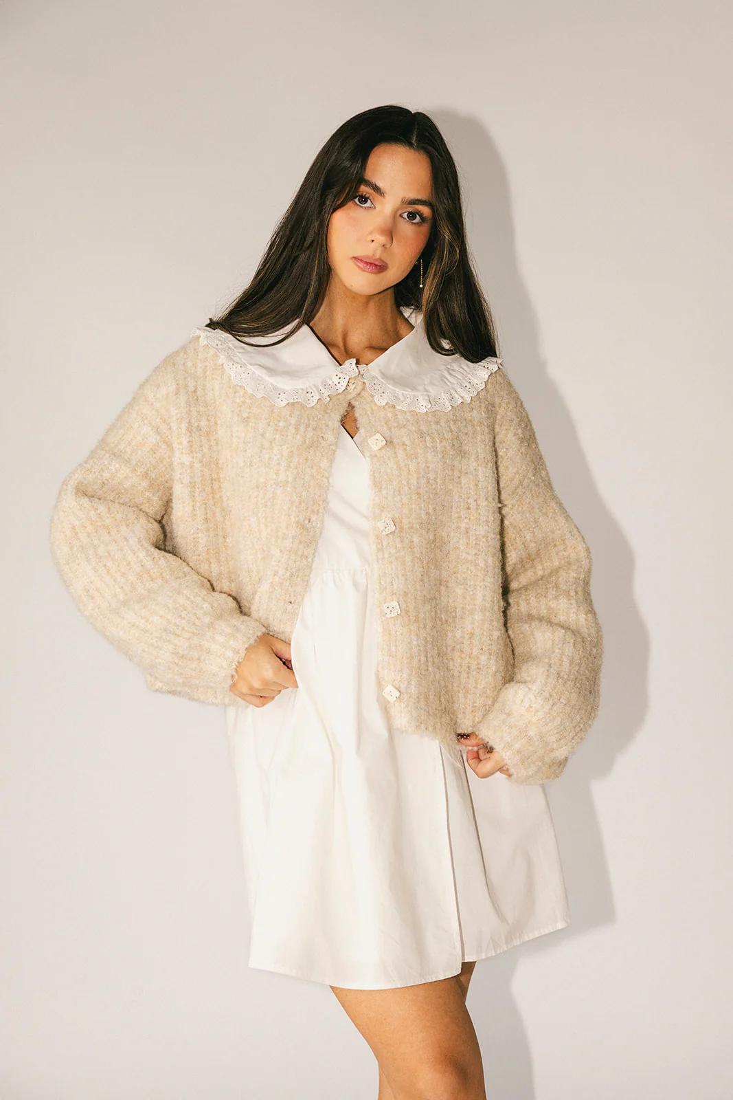 quincy cardigan // oat *zoco exclusive* - Image 11