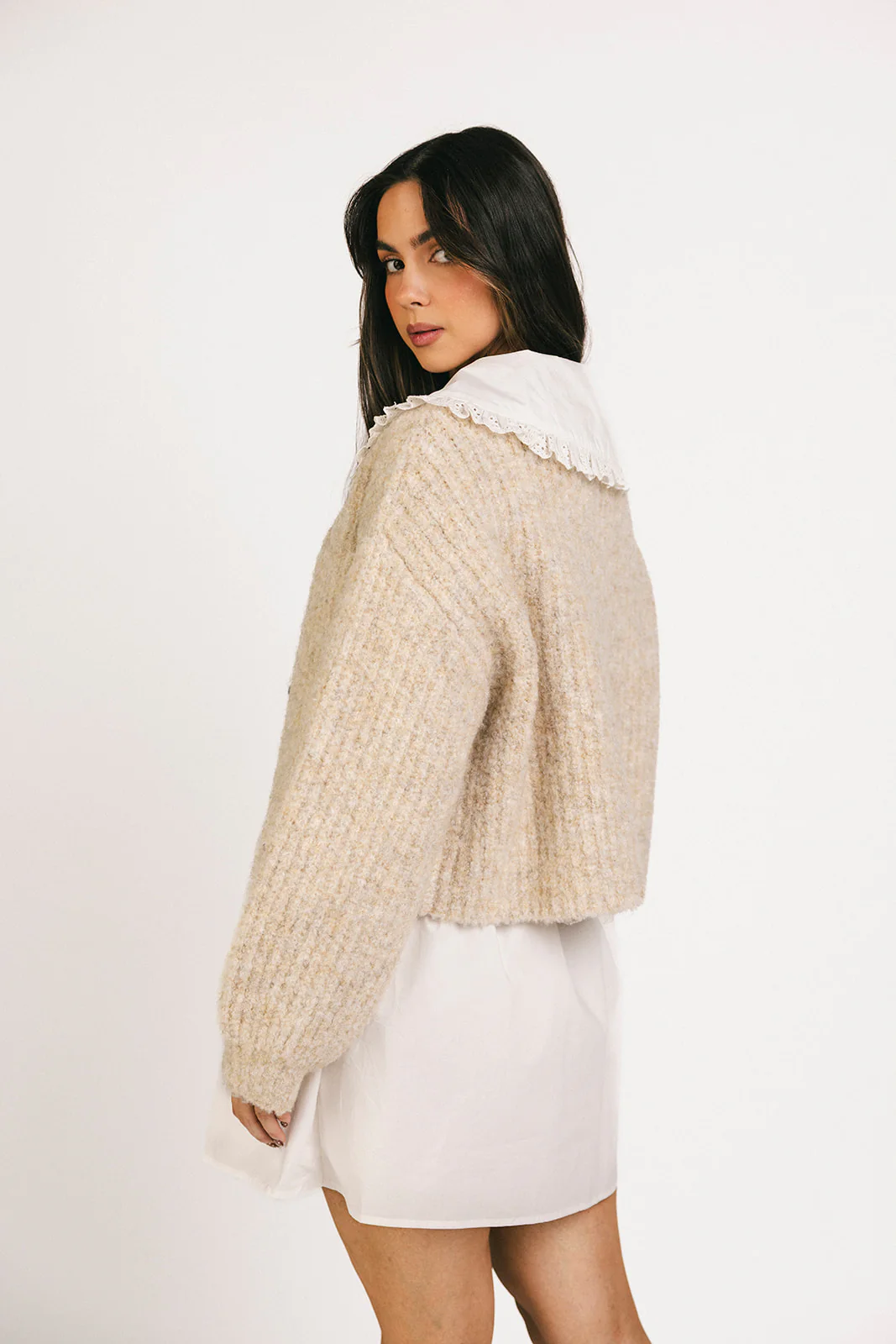 quincy cardigan // oat *zoco exclusive* - Image 12