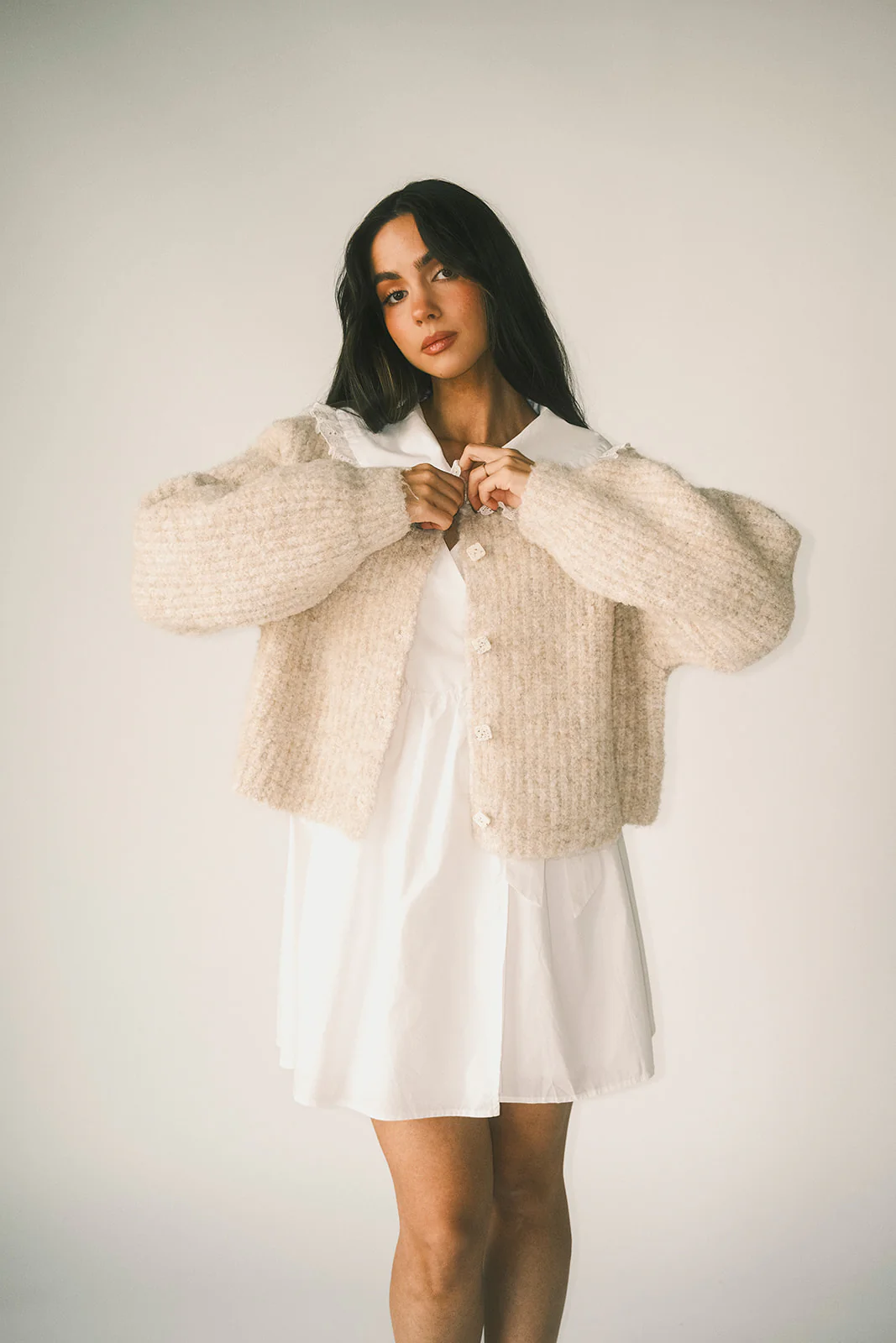 quincy cardigan // oat *zoco exclusive* - Image 13