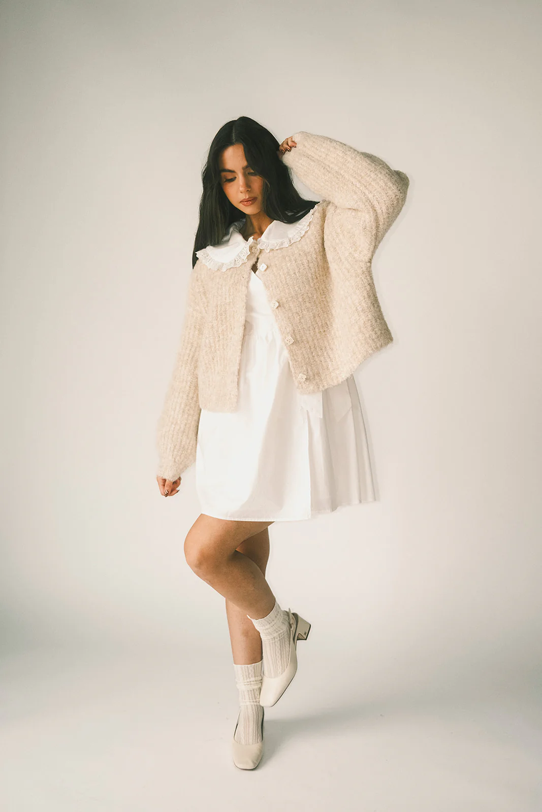 quincy cardigan // oat *zoco exclusive* - Image 16