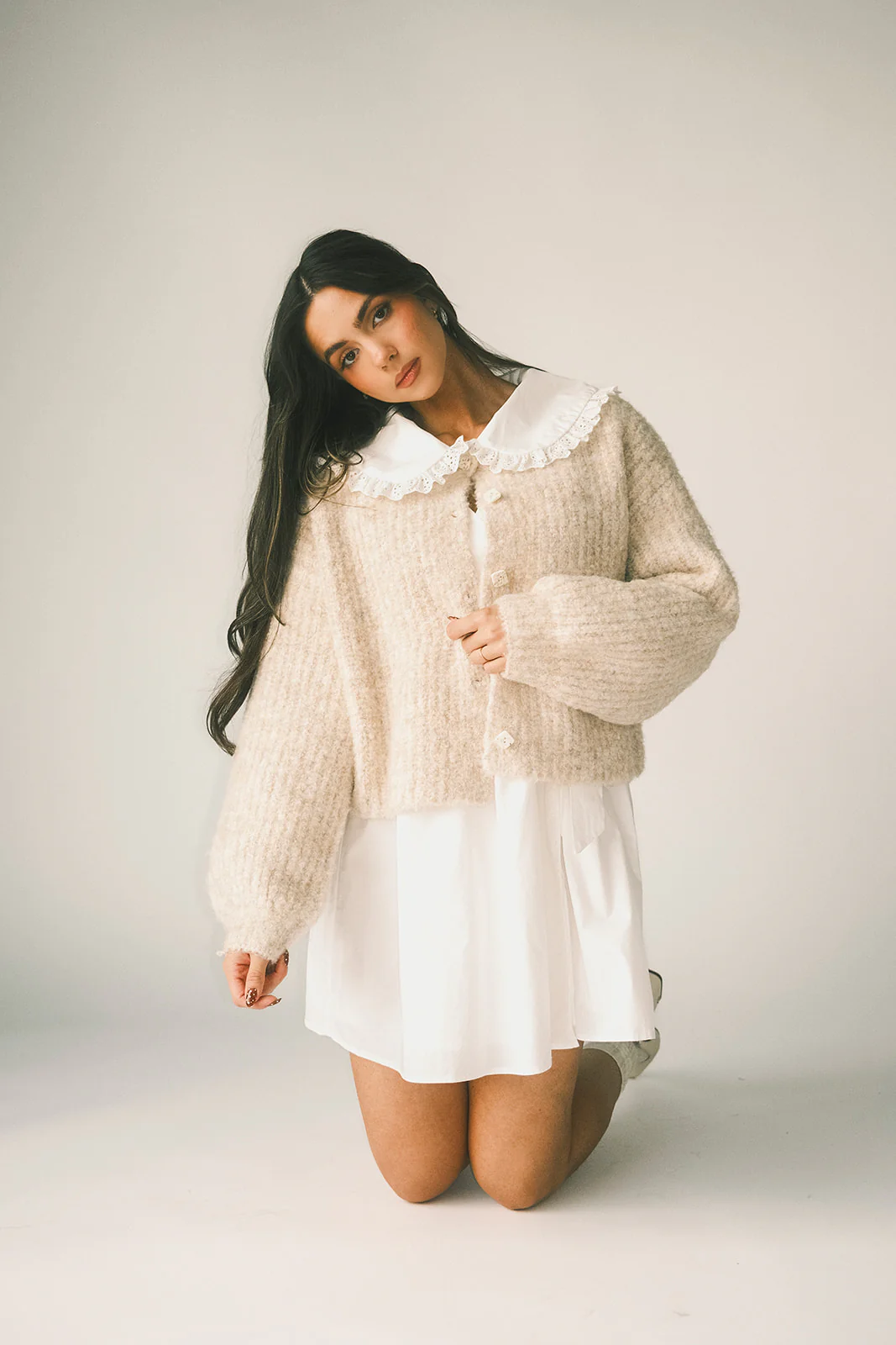 quincy cardigan // oat *zoco exclusive* - Image 18