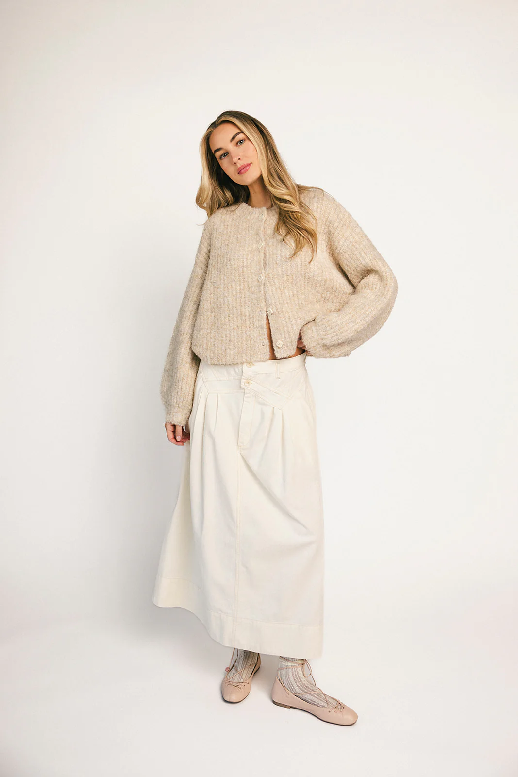 quincy cardigan // oat *zoco exclusive* - Image 19