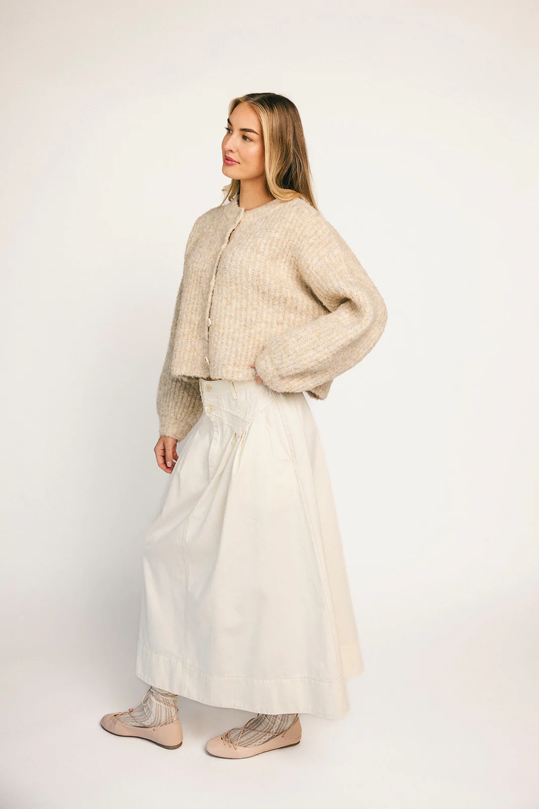 quincy cardigan // oat *zoco exclusive* - Image 20
