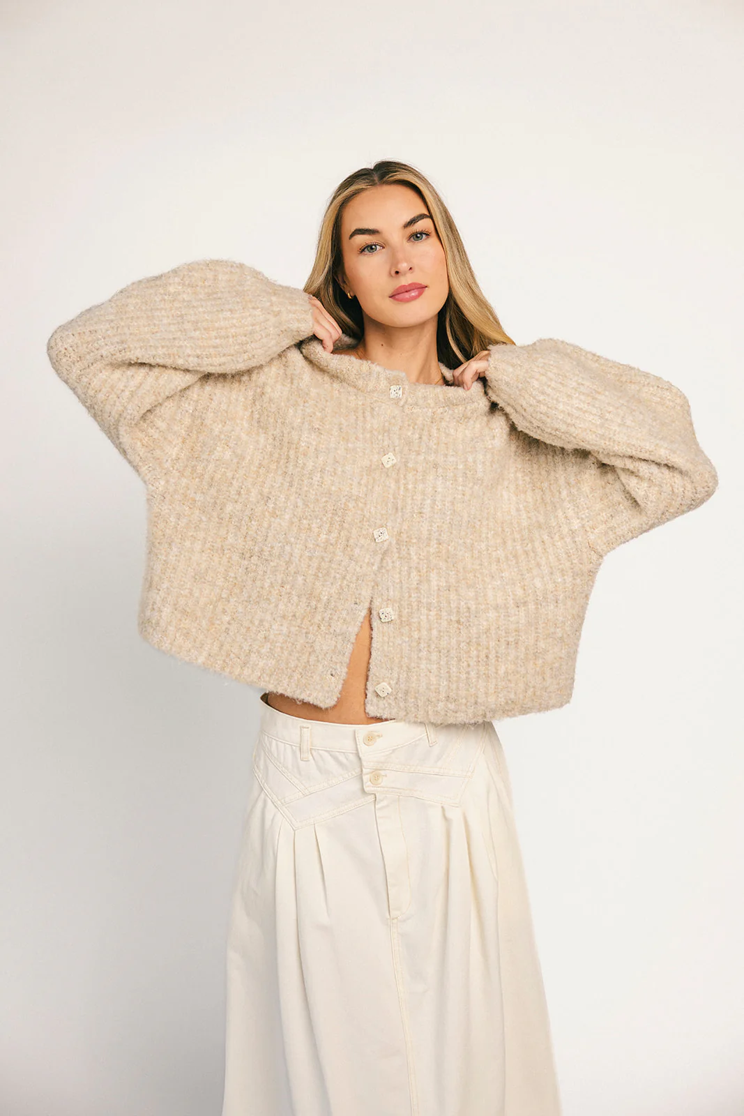 quincy cardigan // oat *zoco exclusive* - Image 25