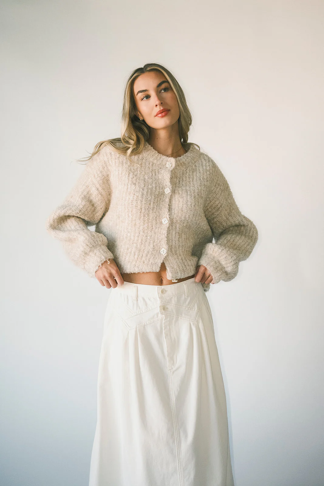quincy cardigan // oat *zoco exclusive* - Image 31