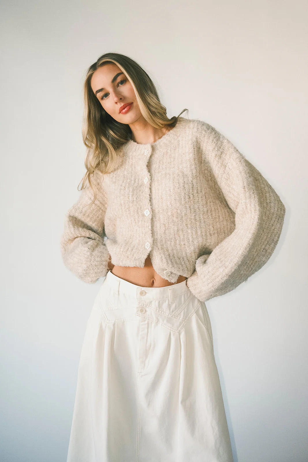 quincy cardigan // oat *zoco exclusive* - Image 32