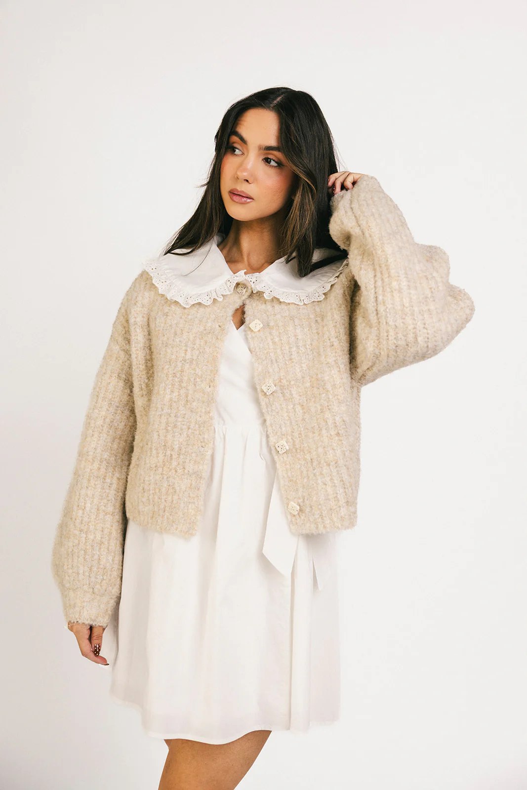quincy cardigan // oat *zoco exclusive* - Image 5