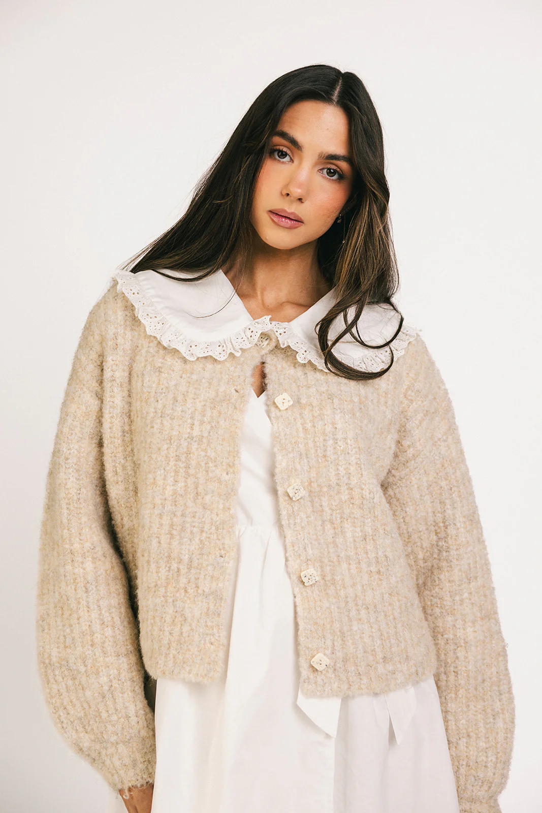 quincy cardigan // oat *zoco exclusive* - Image 7