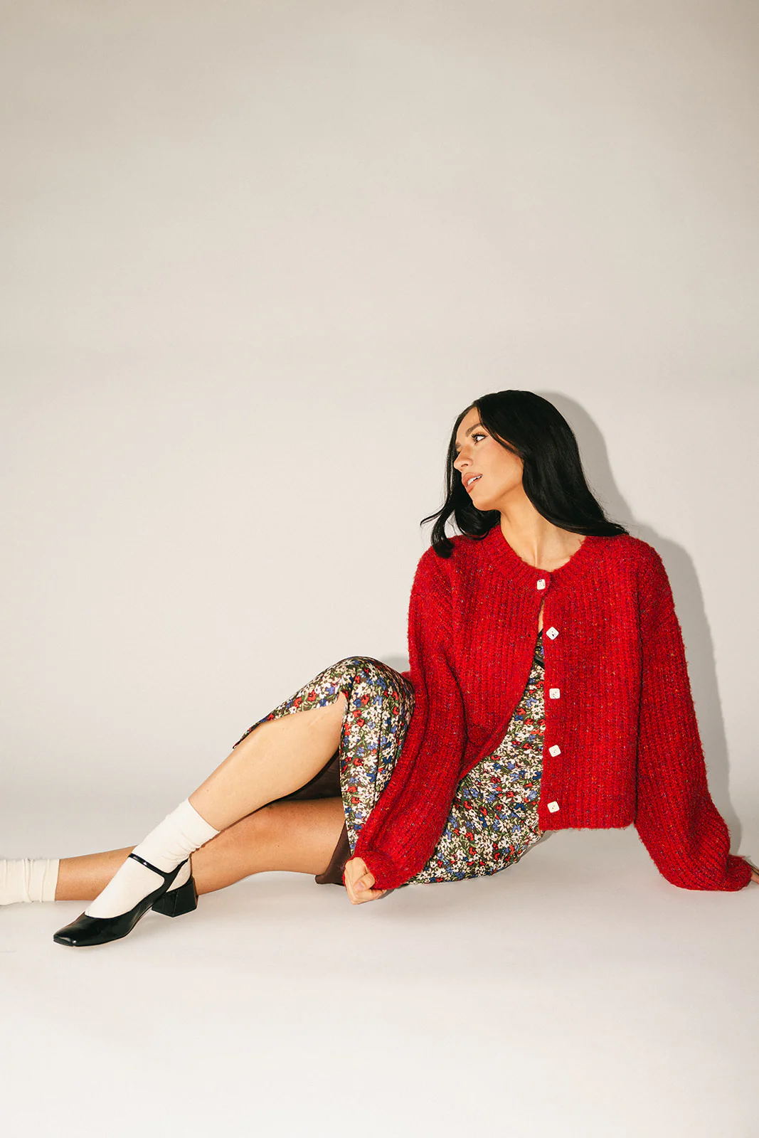 quincy cardigan // red *restocked* - Image 19