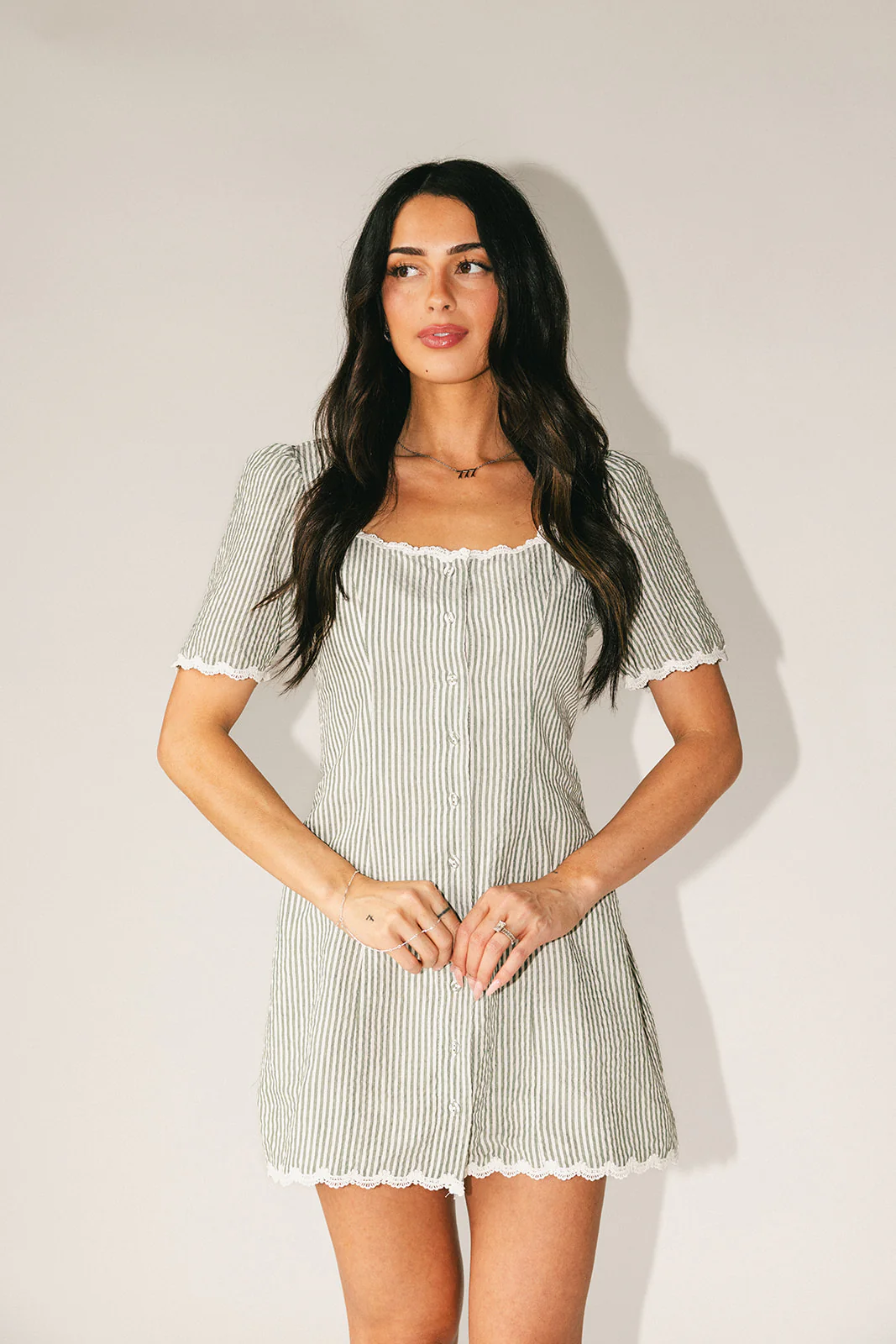 reese mini dress // green - Image 16