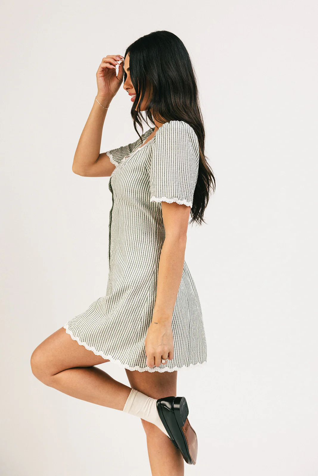 reese mini dress // green - Image 8