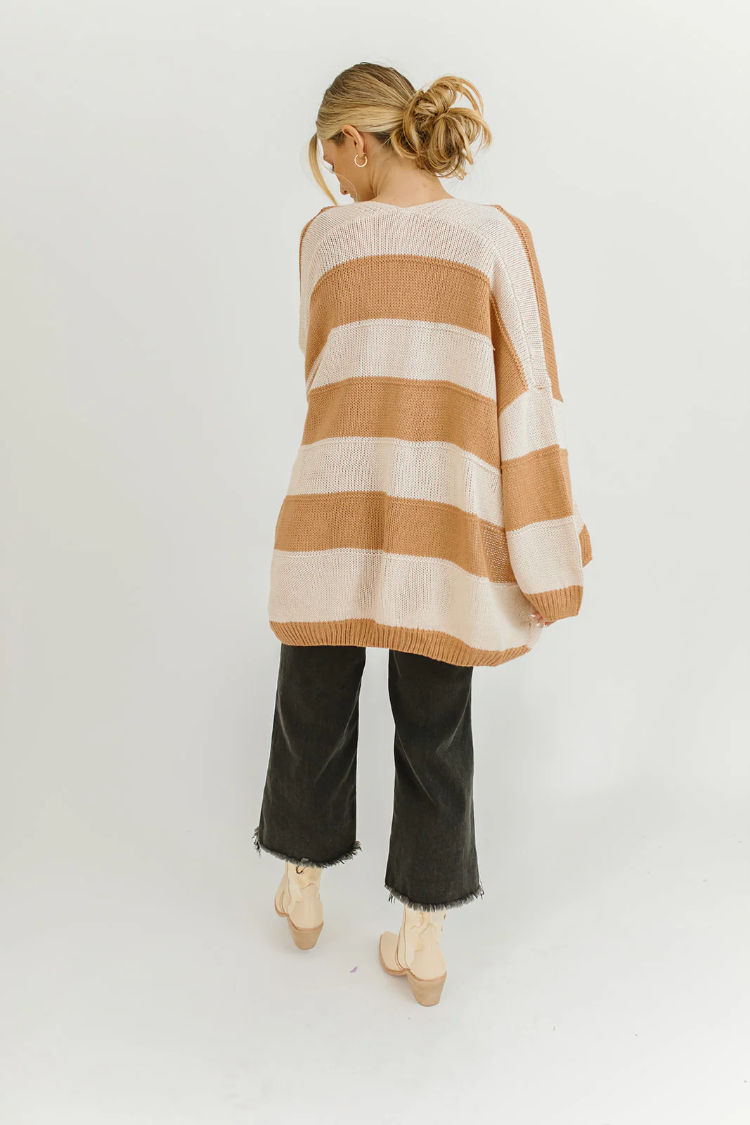 repeat after me striped cardigan - Image 8