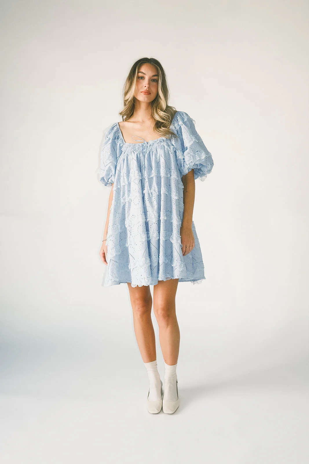romance era dress // baby blue *zoco exclusive* - Image 13