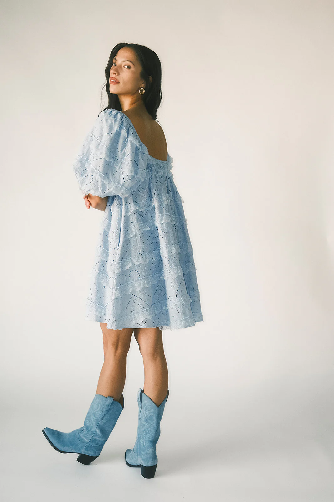 romance era dress // baby blue *zoco exclusive* - Image 19