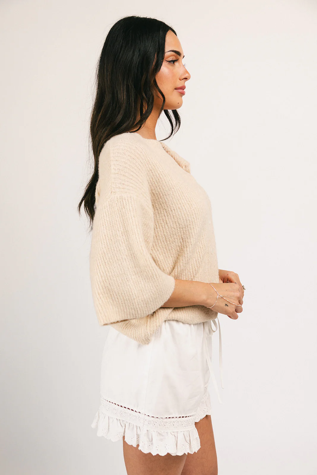 sabrina knit cardigan // cream *zoco exclusive* - Image 11