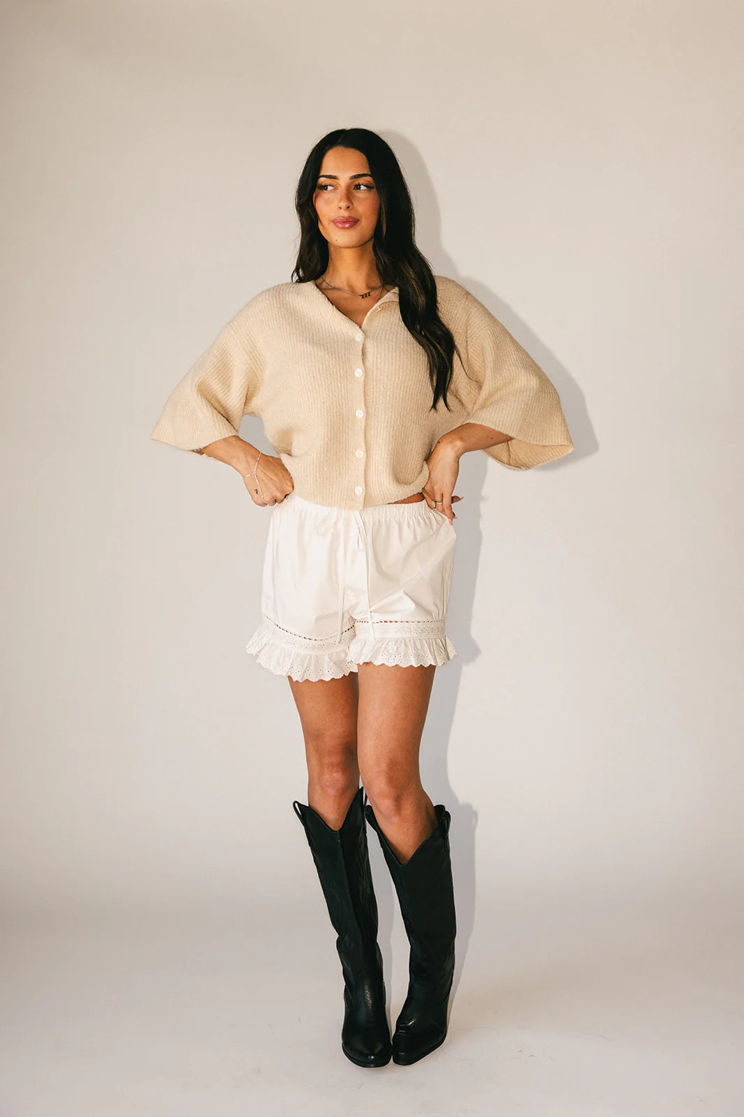 sabrina knit cardigan // cream *zoco exclusive* - Image 17