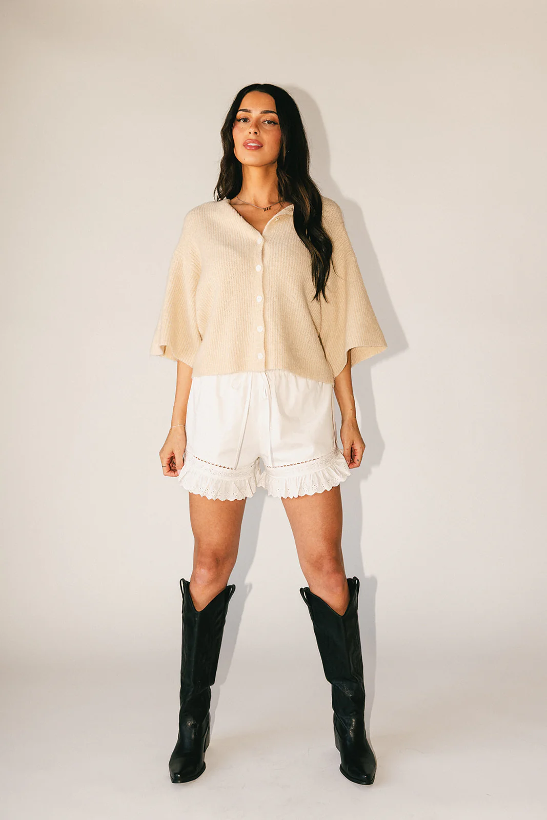 sabrina knit cardigan // cream *zoco exclusive* - Image 18