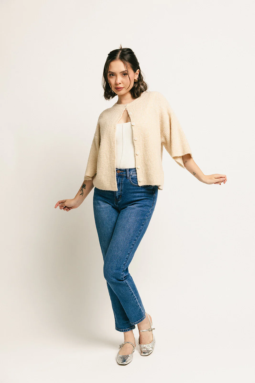 sabrina knit cardigan // cream *zoco exclusive* - Image 32