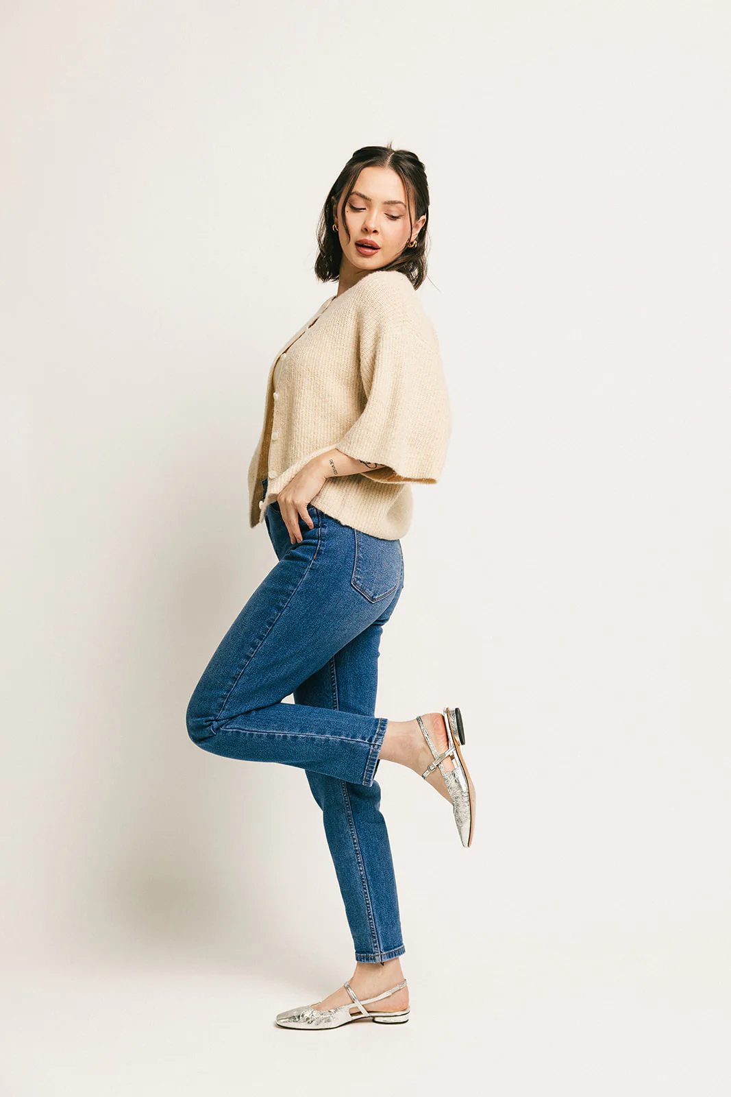 sabrina knit cardigan // cream *zoco exclusive* - Image 33
