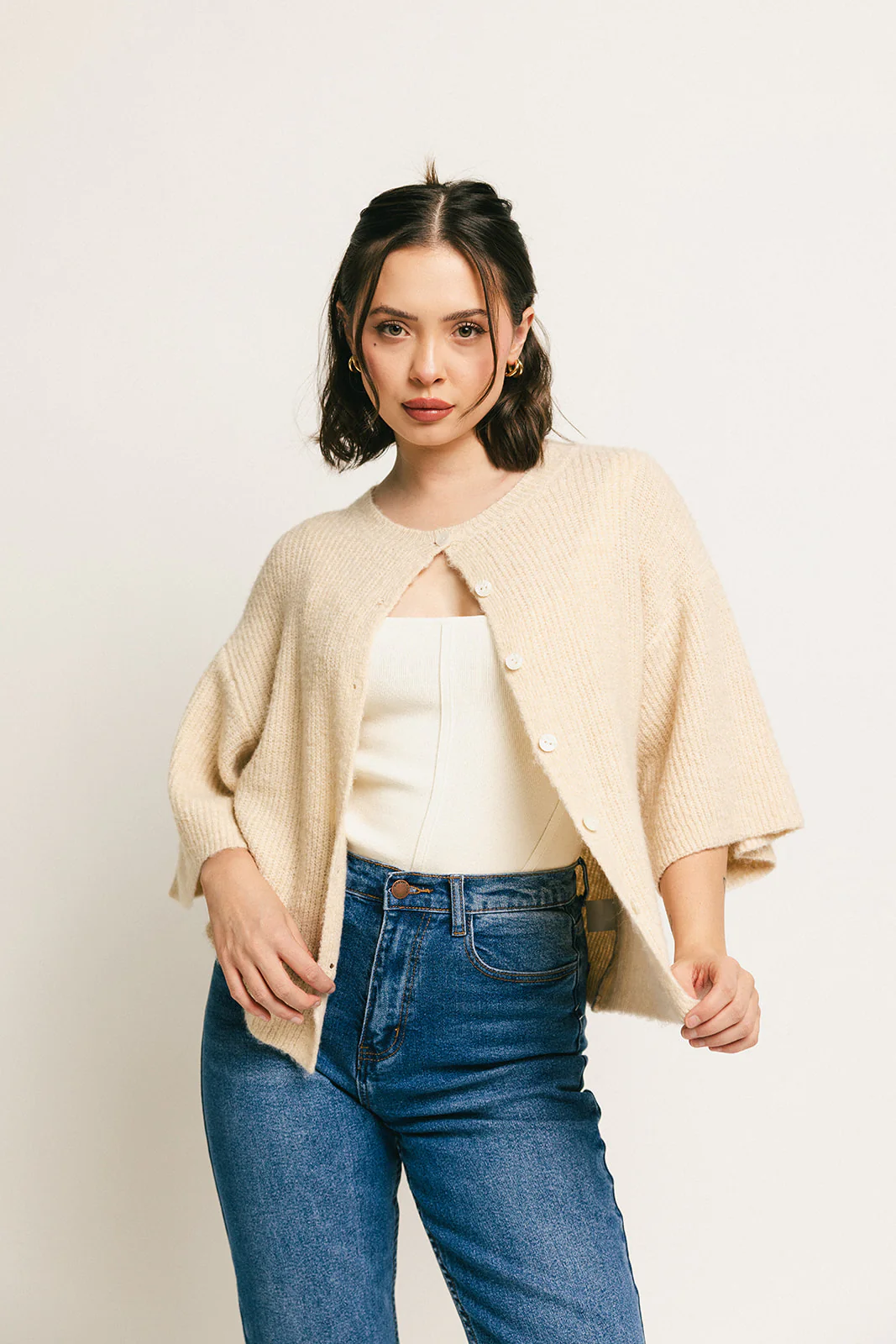 sabrina knit cardigan // cream *zoco exclusive* - Image 38