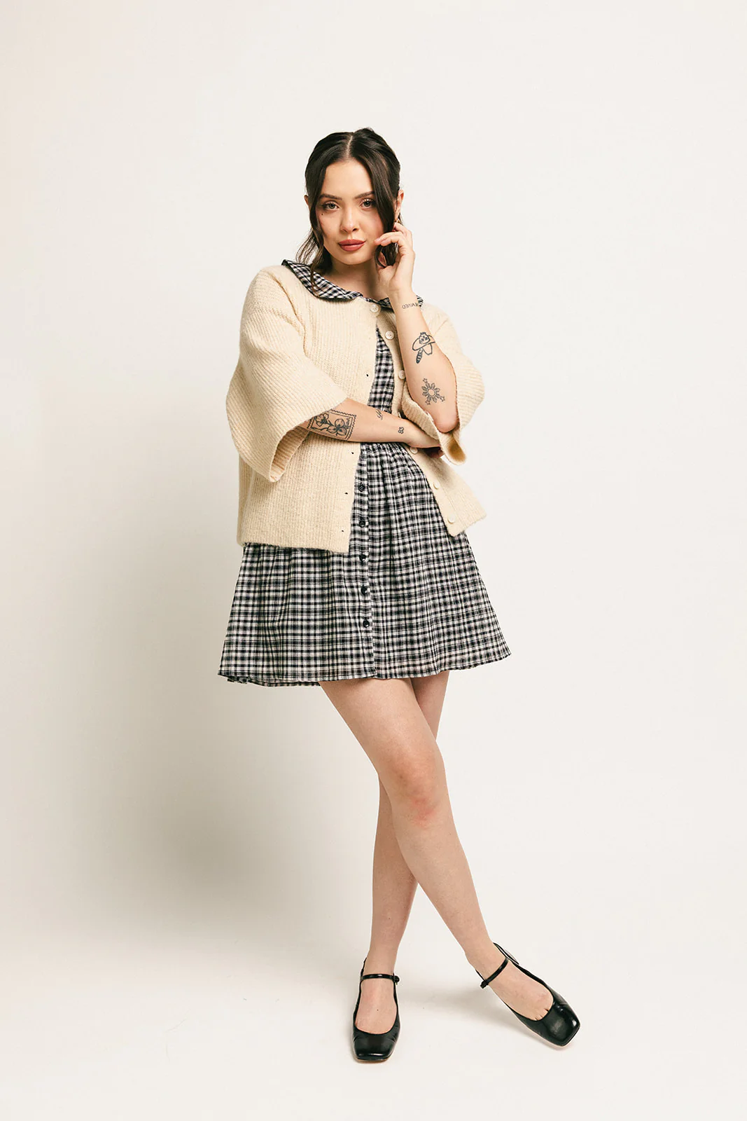 sabrina knit cardigan // cream *zoco exclusive* - Image 46
