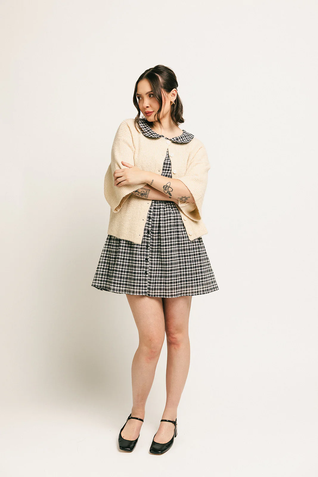 sabrina knit cardigan // cream *zoco exclusive* - Image 47