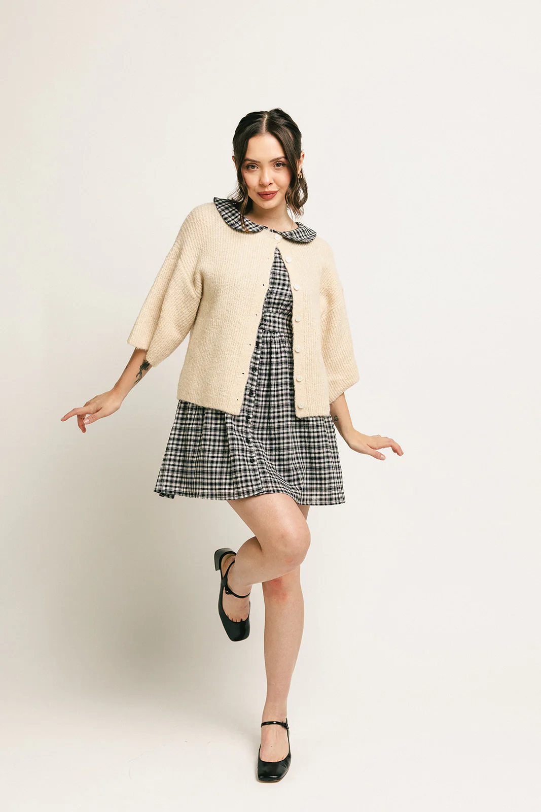 sabrina knit cardigan // cream *zoco exclusive* - Image 48