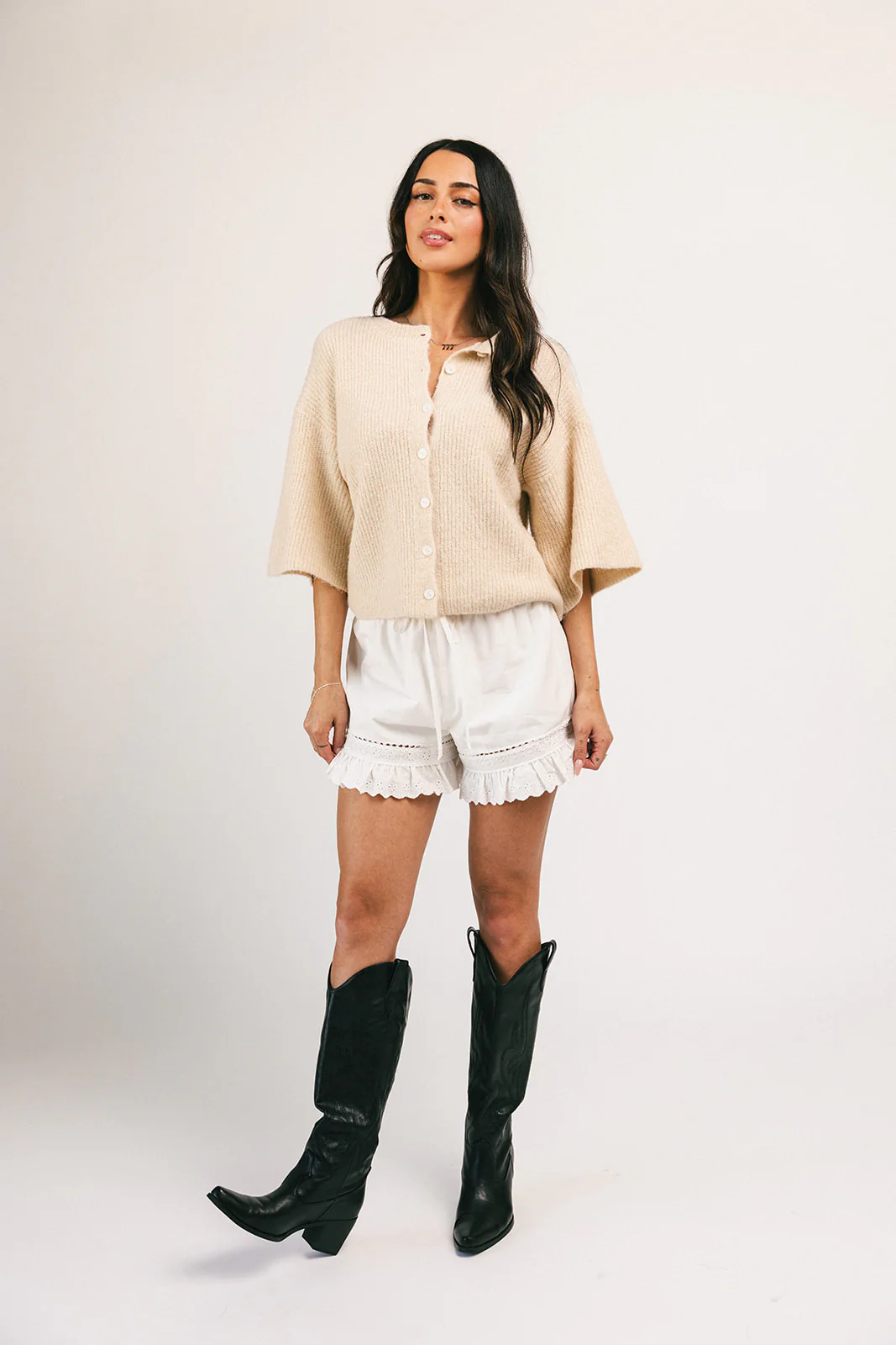 sabrina knit cardigan // cream *zoco exclusive* - Image 5
