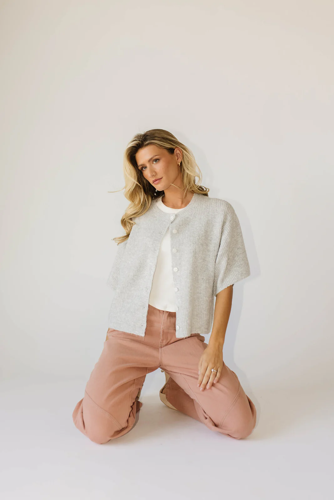 sabrina knit cardigan // grey *zoco exclusive* - Image 12