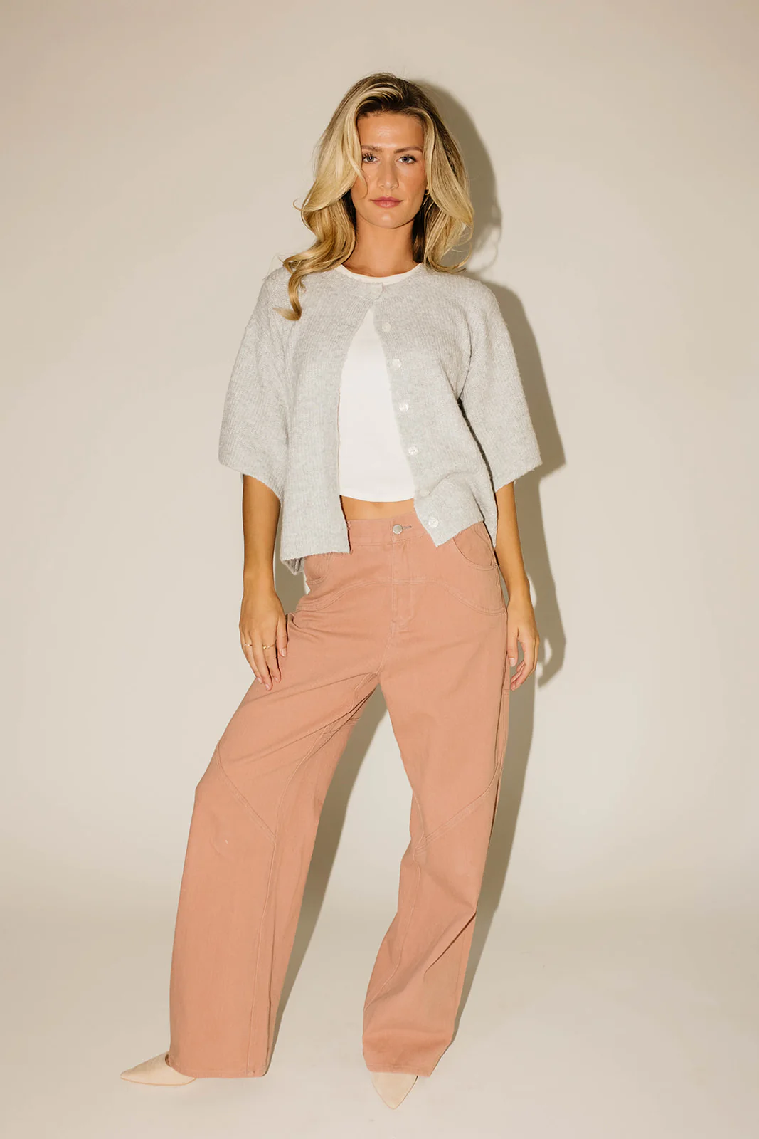 sabrina knit cardigan // grey *zoco exclusive* - Image 15