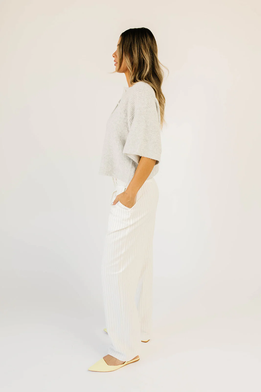 sabrina knit cardigan // grey *zoco exclusive* - Image 18