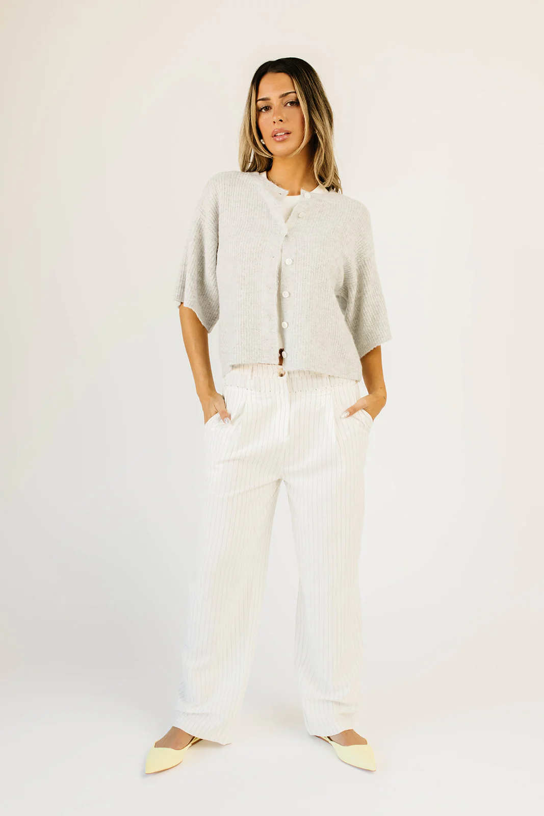 sabrina knit cardigan // grey *zoco exclusive* - Image 20
