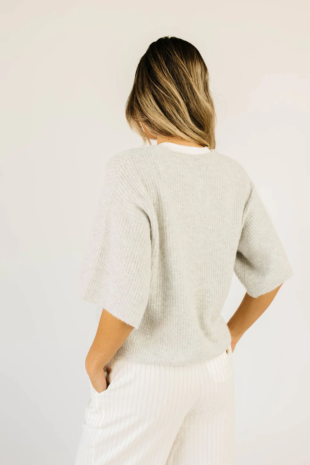 sabrina knit cardigan // grey *zoco exclusive* - Image 22