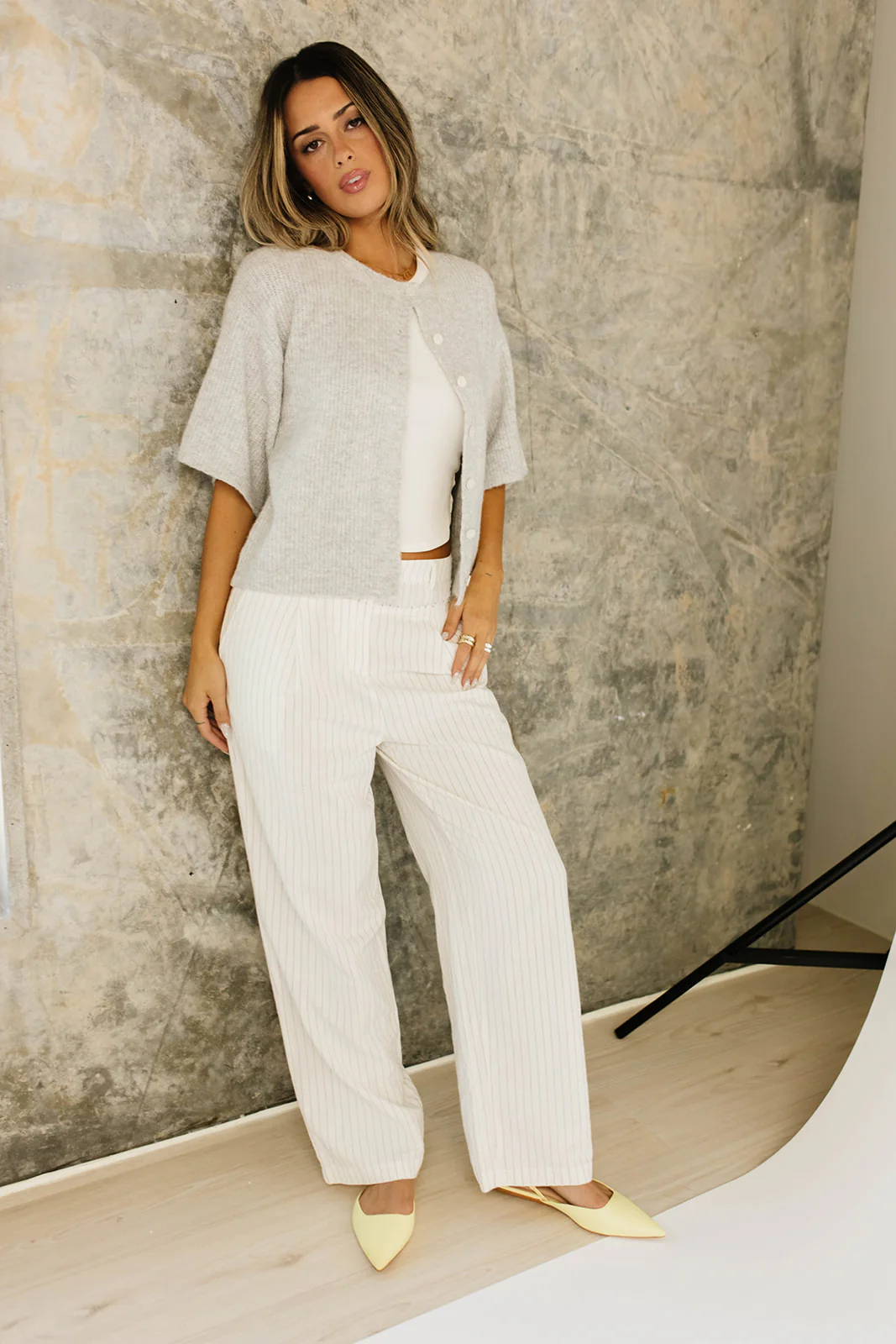 sabrina knit cardigan // grey *zoco exclusive* - Image 24