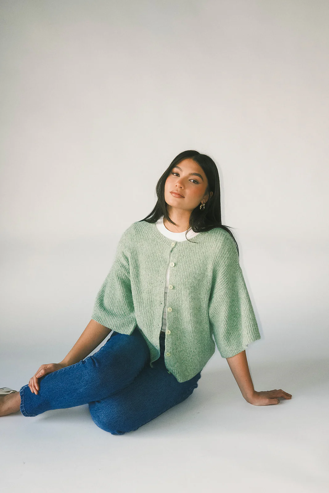 sabrina knit cardigan // light green *zoco exclusive* - Image 23