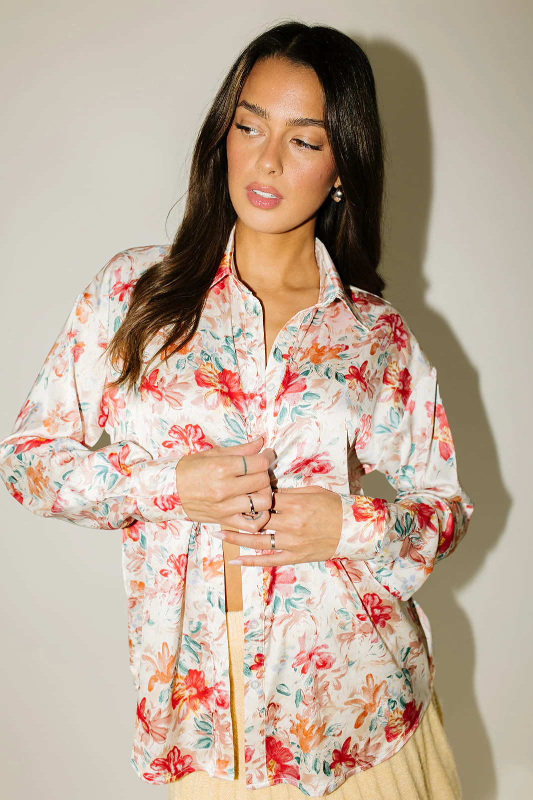 sadie floral button up - Image 4