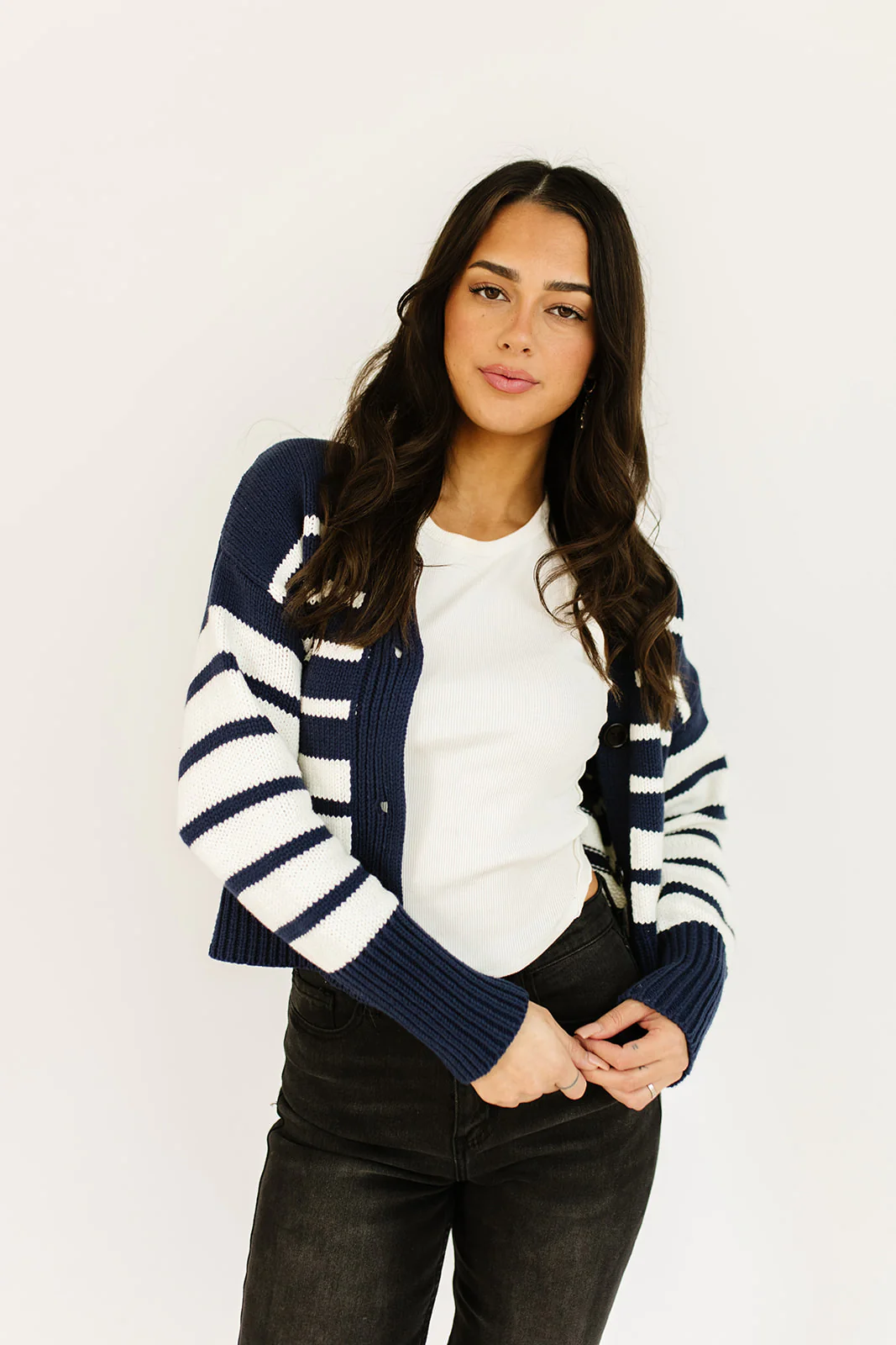 sail away striped cardigan - Image 7