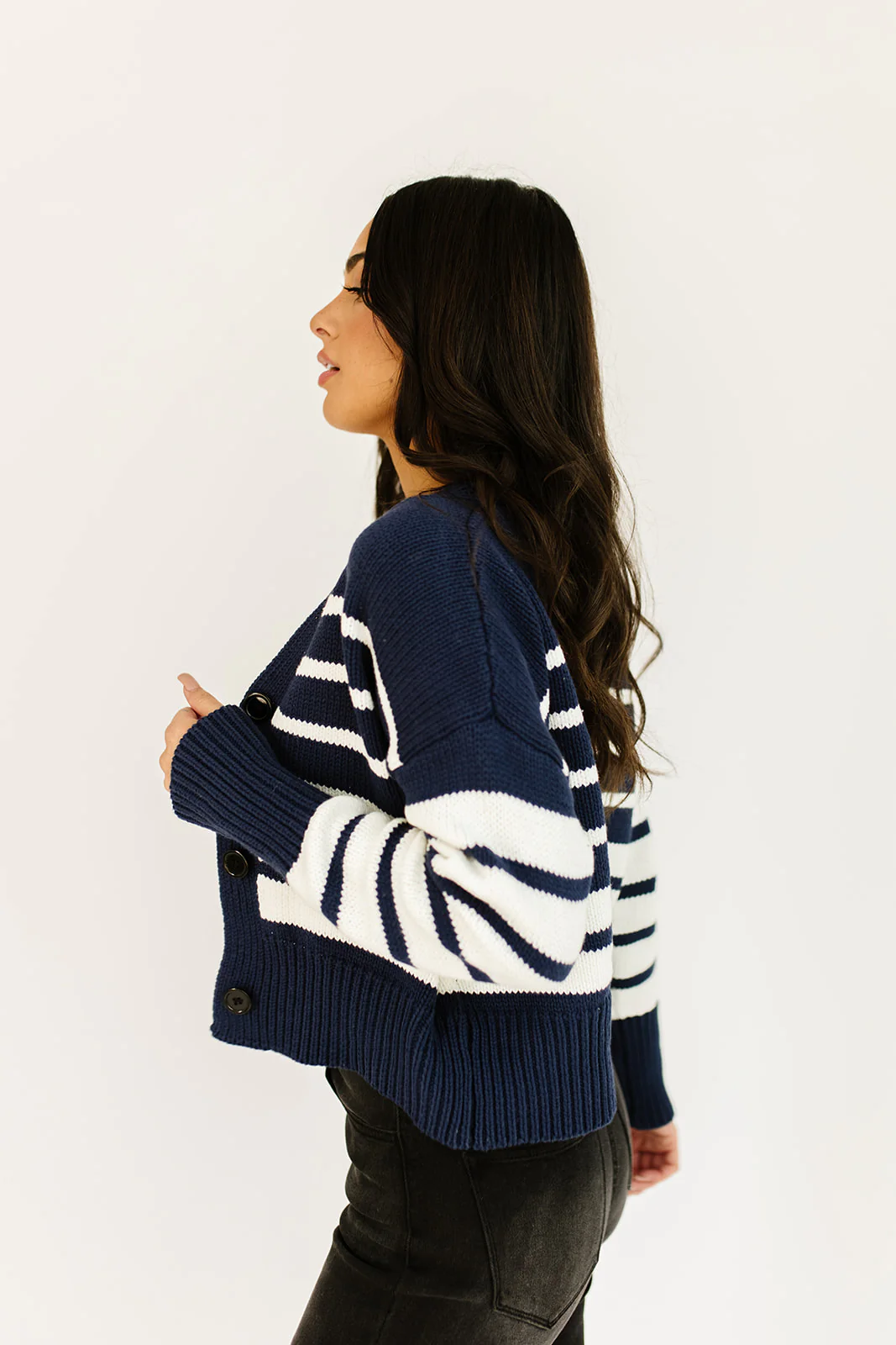 sail away striped cardigan - Image 9