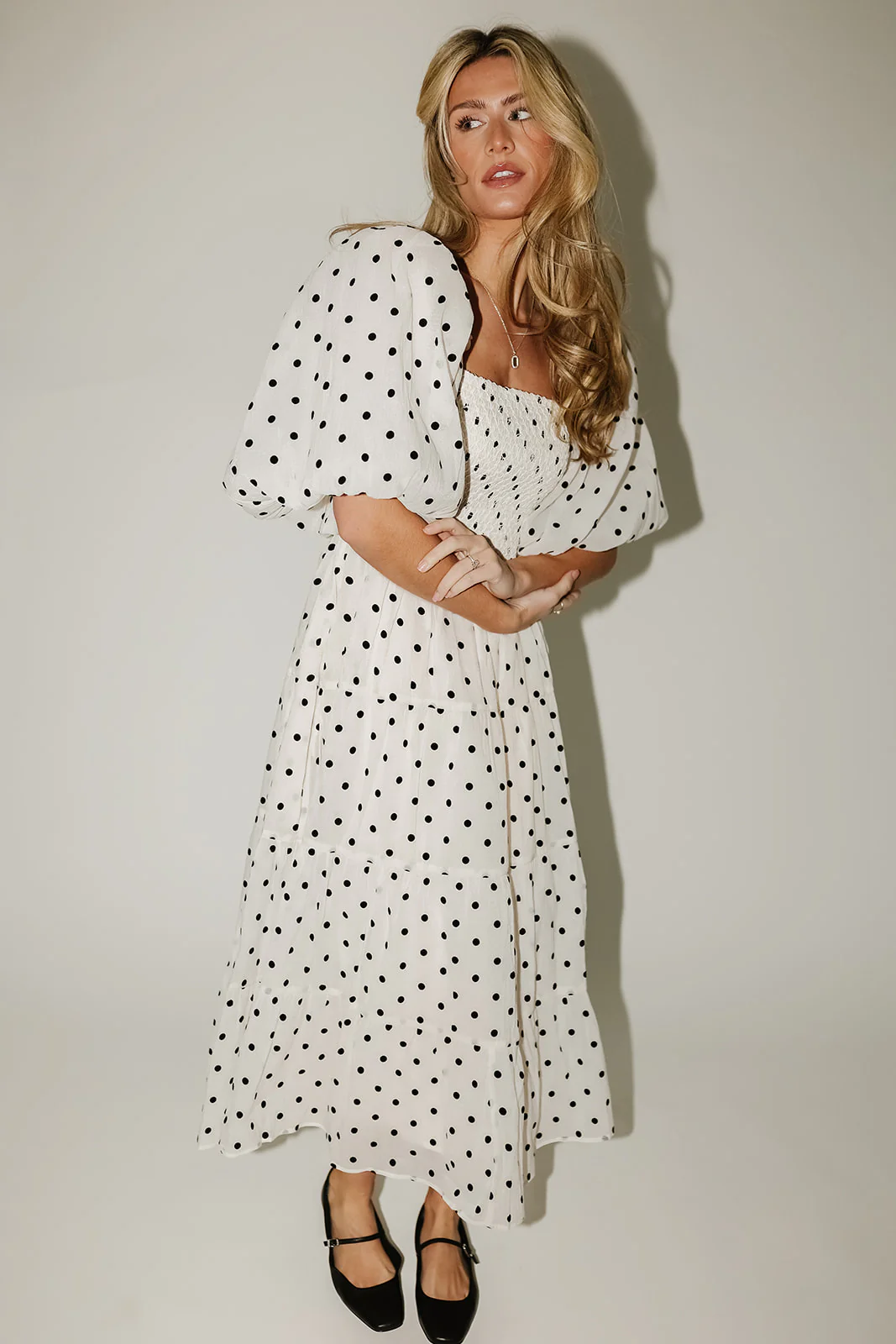 scout puff sleeve dress // polka dot *zoco exclusive* - Image 18