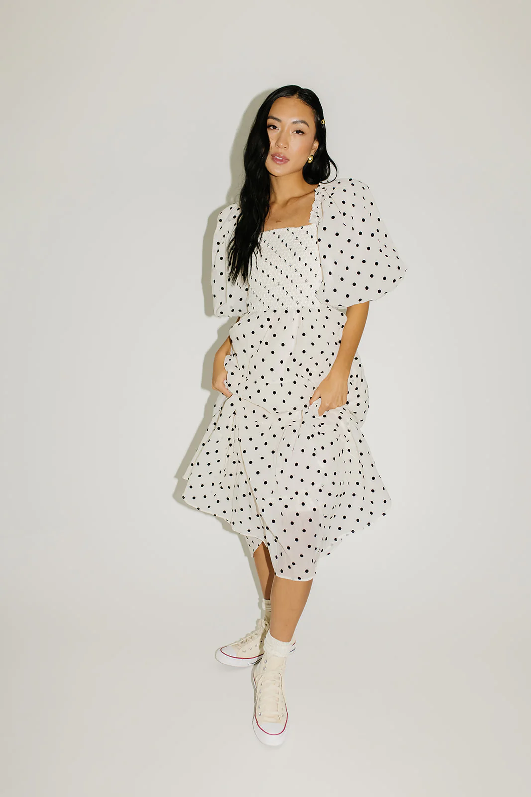 scout puff sleeve dress // polka dot *zoco exclusive* - Image 22