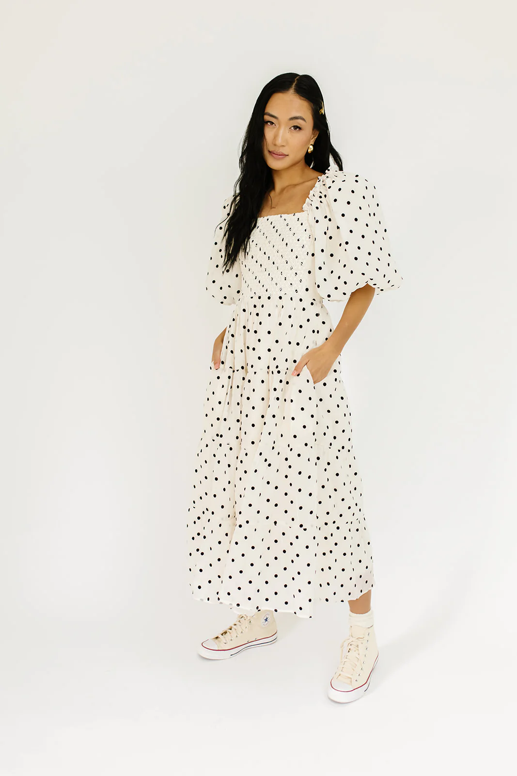 scout puff sleeve dress // polka dot *zoco exclusive* - Image 28