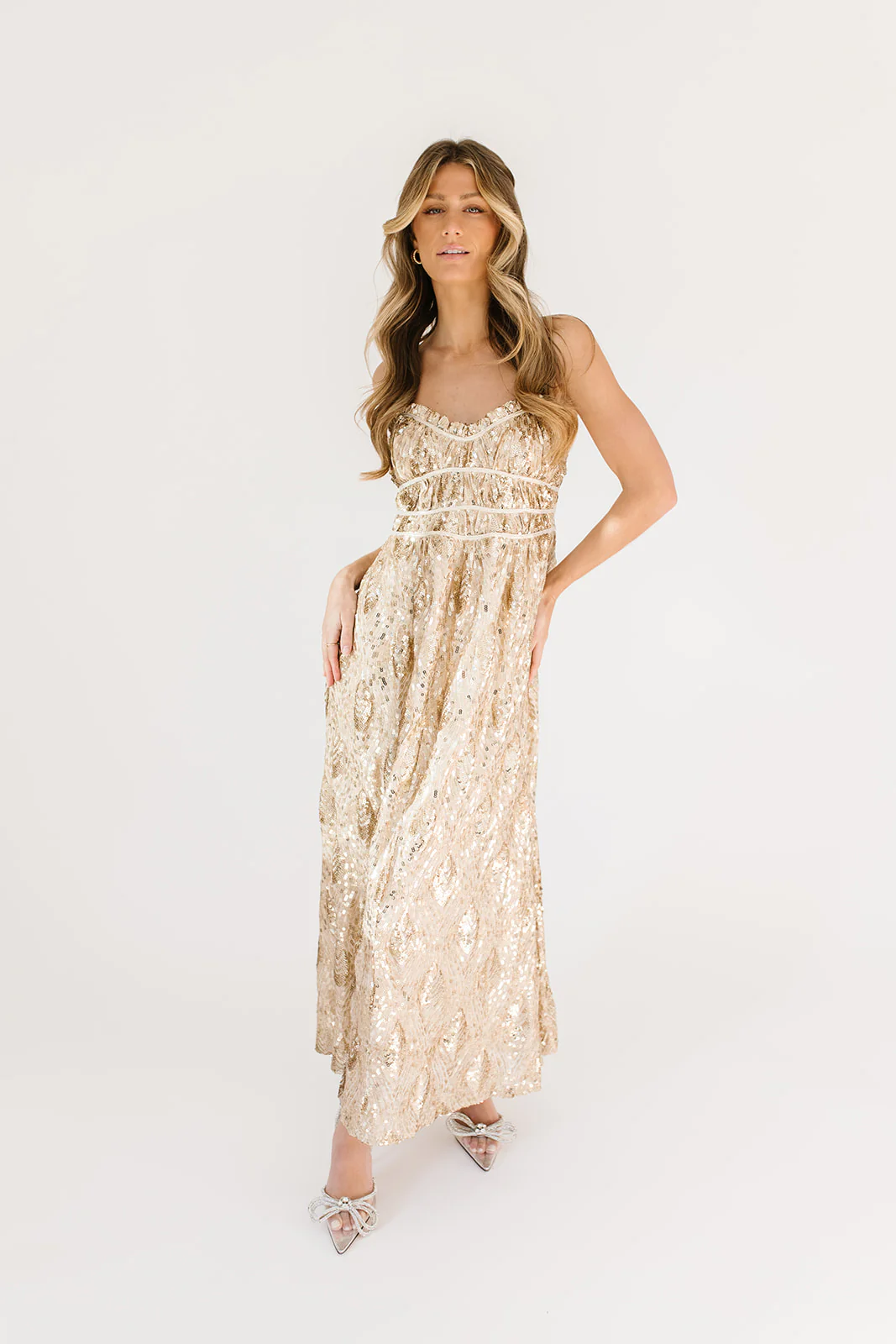 see me again sequin maxi dress - Image 2