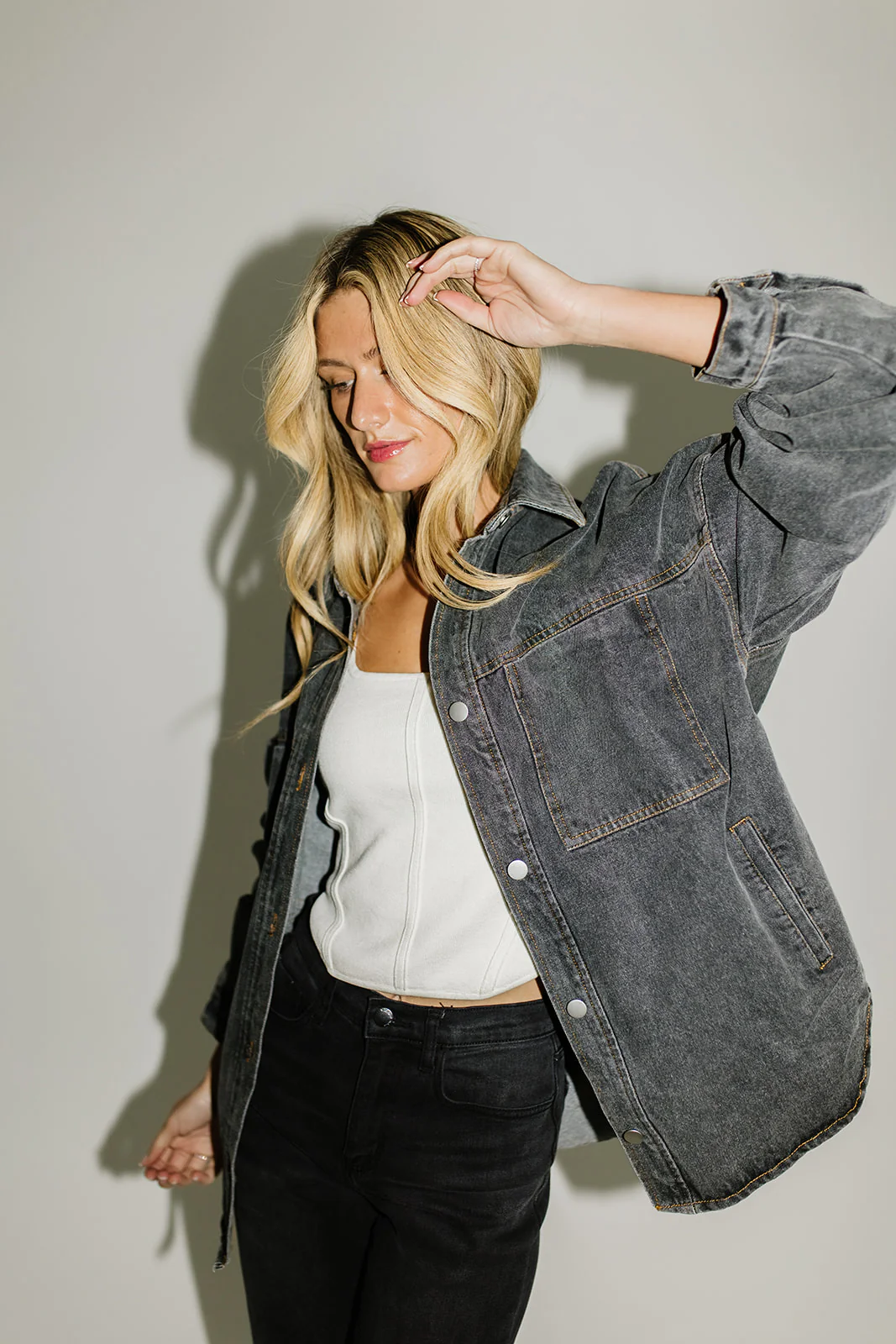serendipity denim jacket // black *zoco exclusive* - Image 3