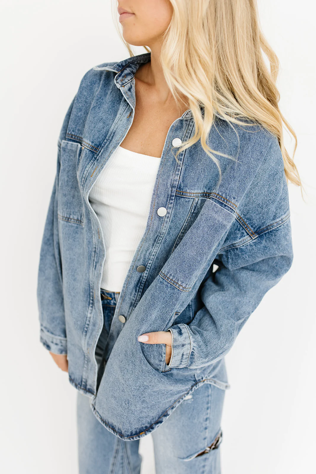 serendipity denim jacket *zoco exclusive* - Image 15