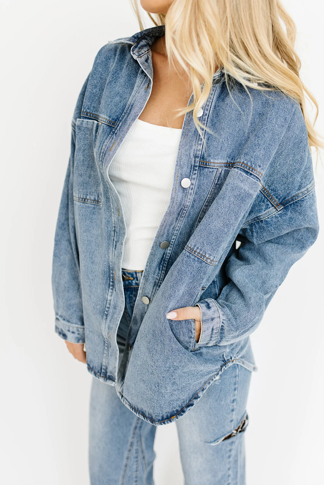 serendipity denim jacket *zoco exclusive* - Image 16