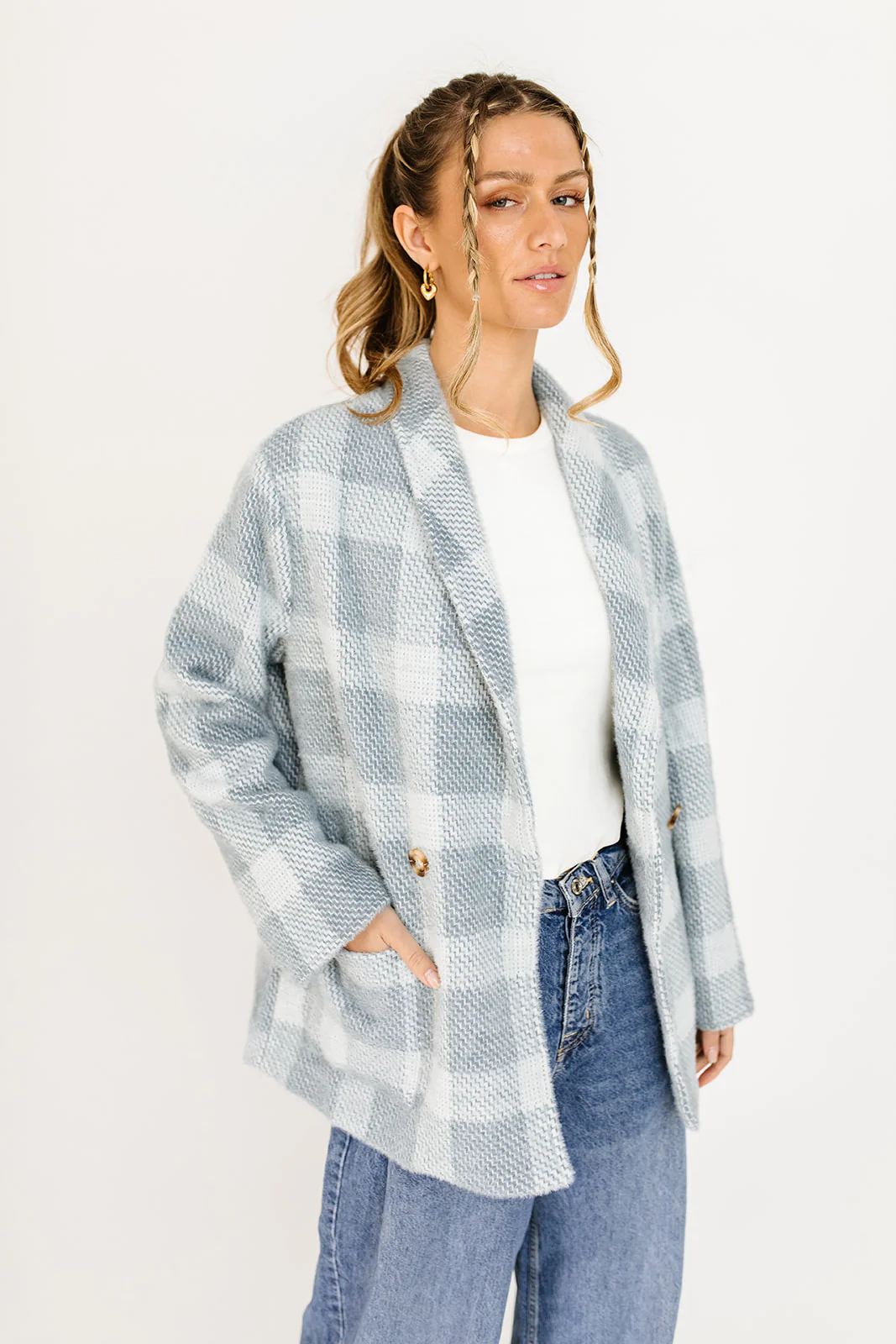 settle down plaid jacket - Image 3