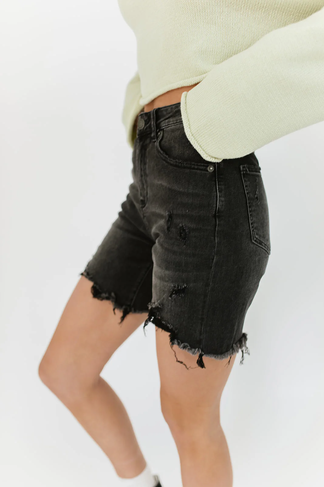 sly denim shorts - Image 4
