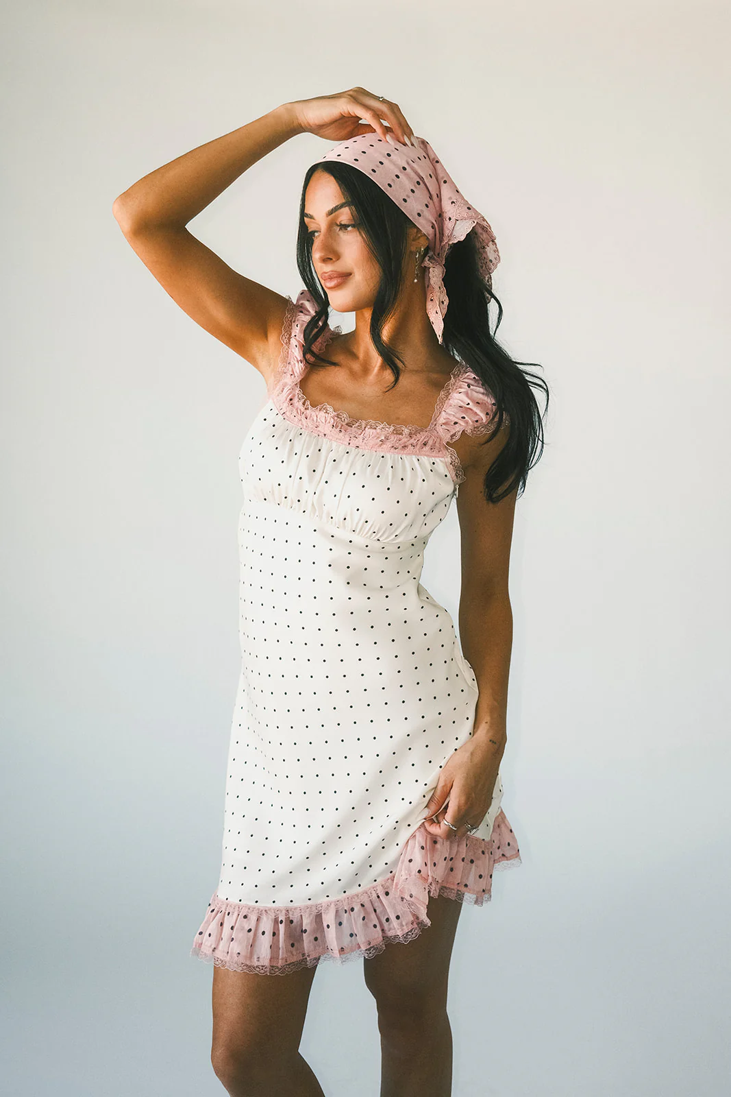 sorel scarf // pink polka dot *zoco exclusive* - Image 22
