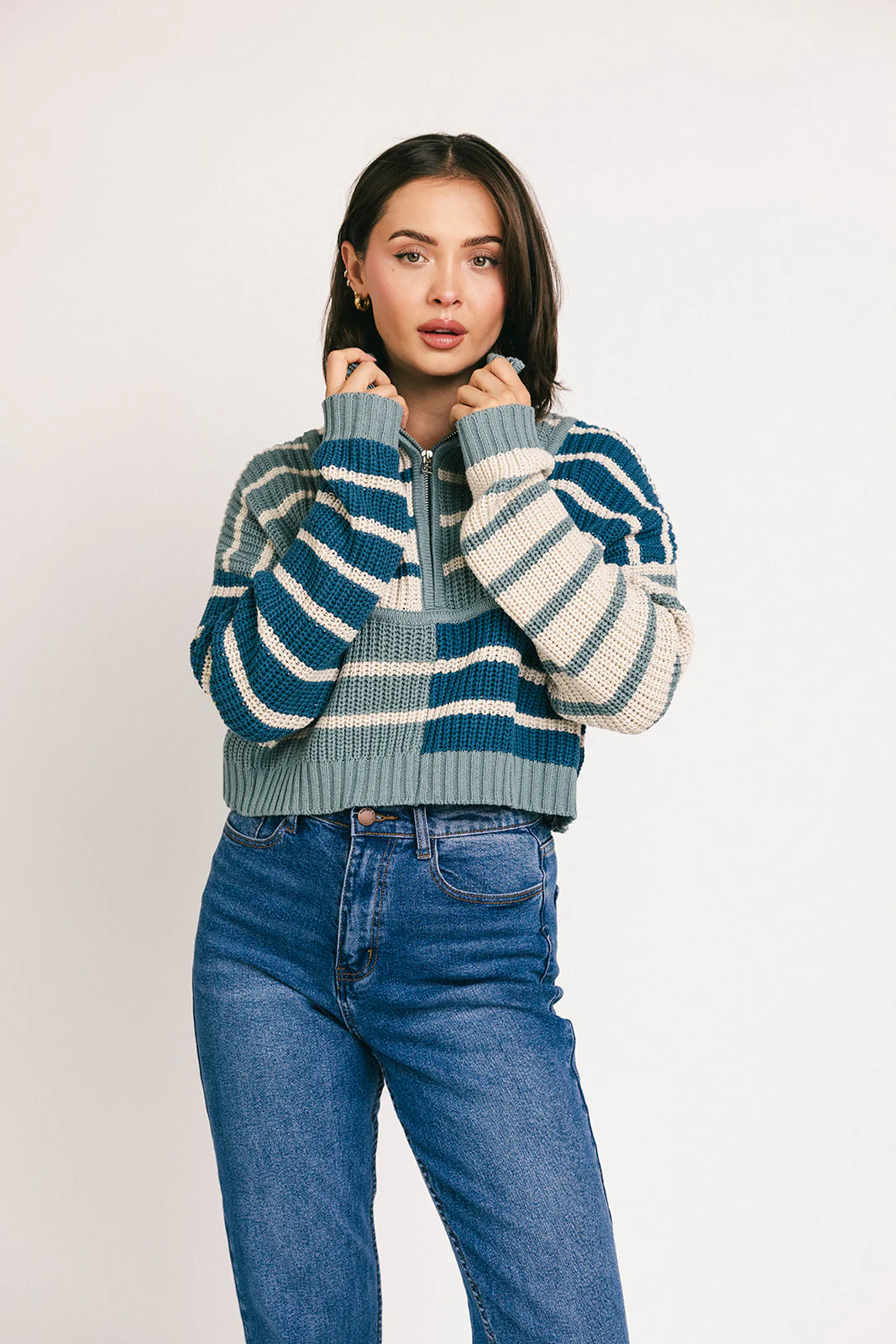taytum half zip sweater - Image 4